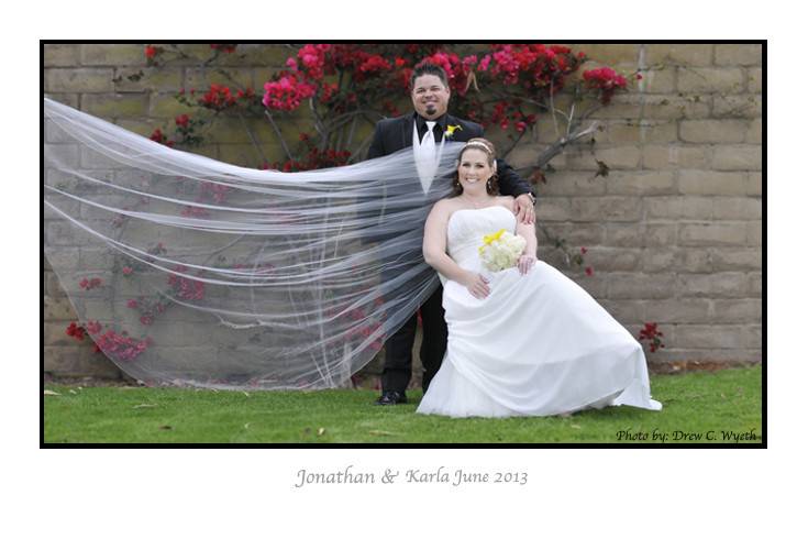 Using your venue and the backdrops close by.