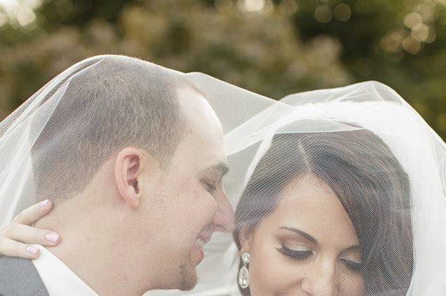 Newlyweds under the veil