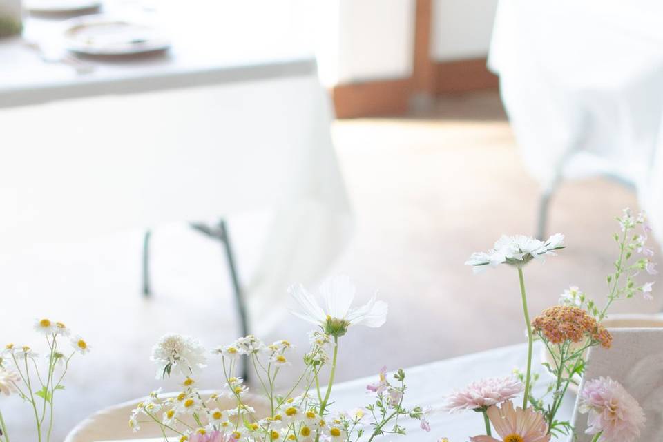 Moss floral arrangement