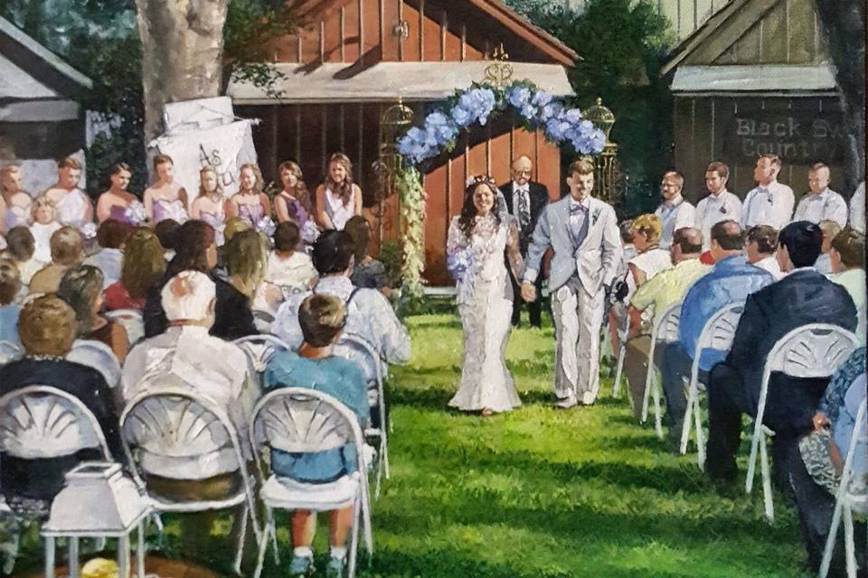 Outdoor wedding