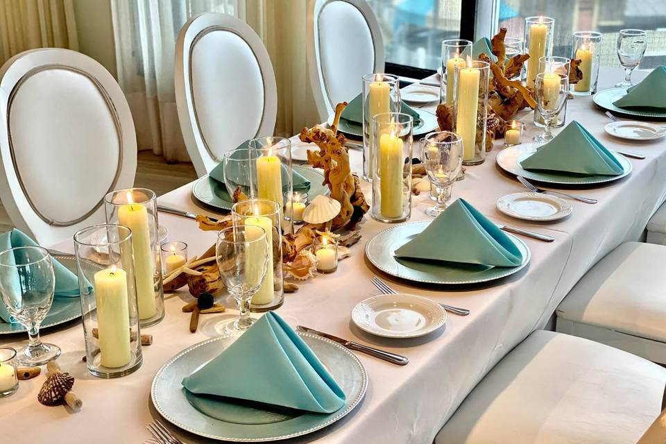 Beachy Tablescape