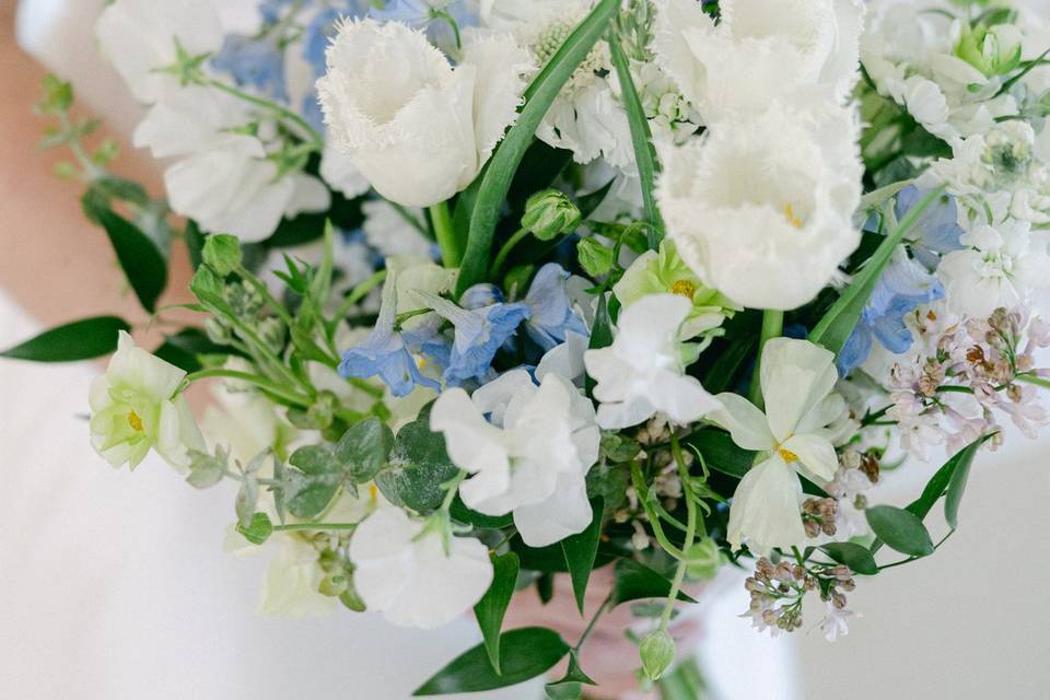 Blue and White Bouquet
