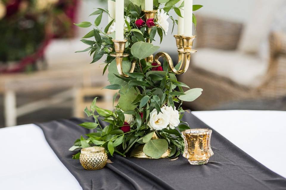 Candelabra Centerpiece