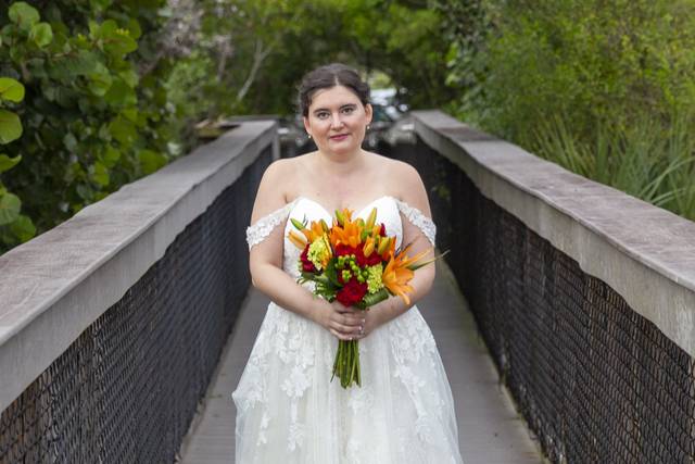 Happy bride