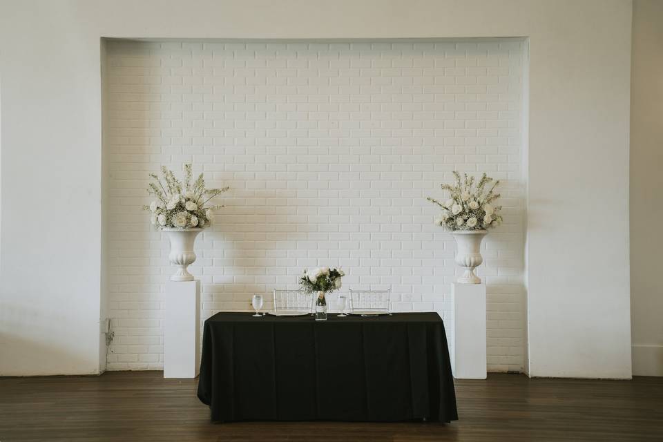 Reception hall
