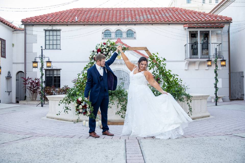 A spin in the Courtyard