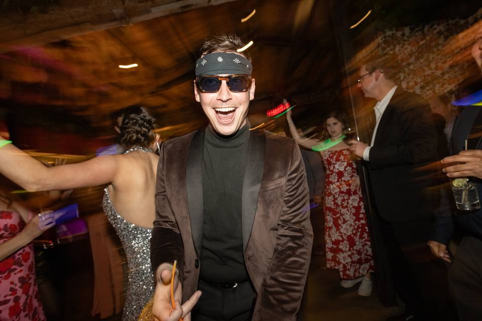 He's having a blast!