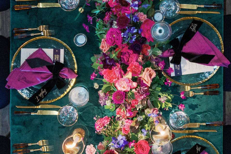 Camp lucy wedding reception