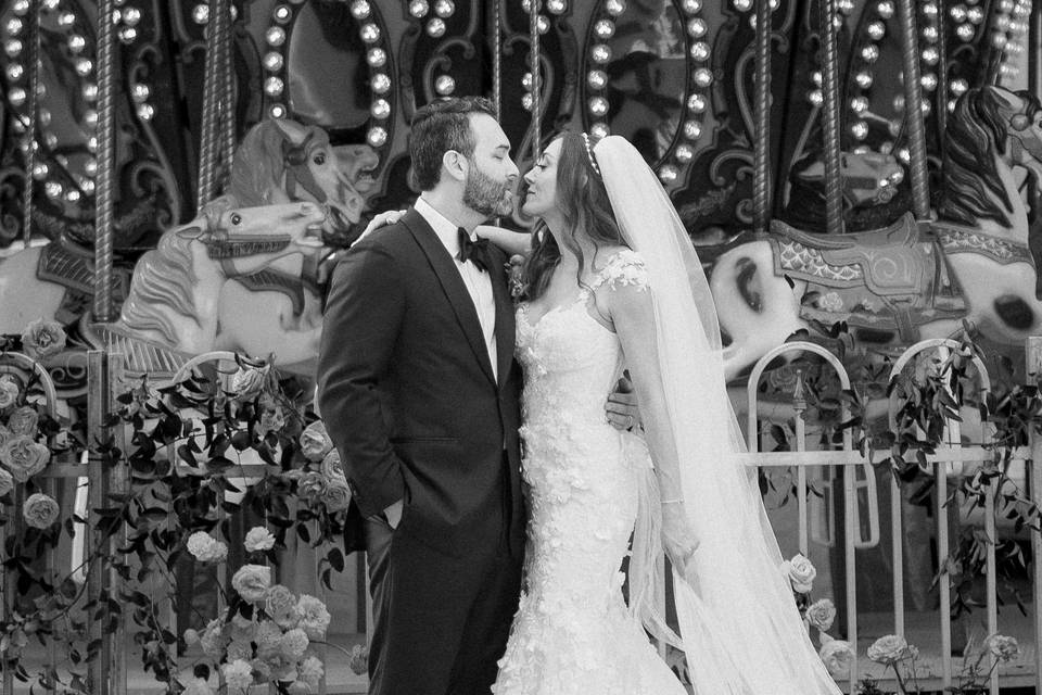 Carousel at wedding