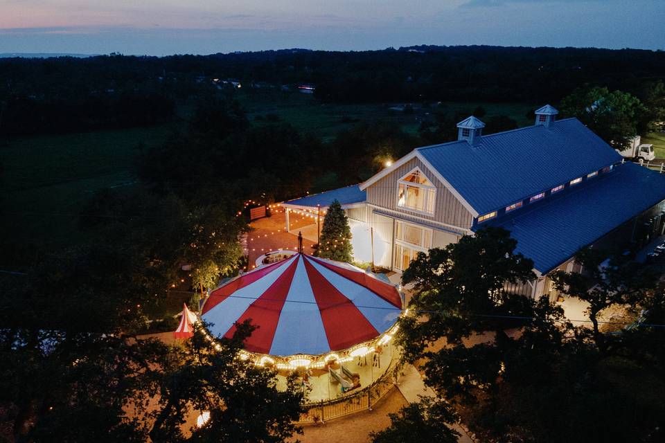 Carousel at wedding