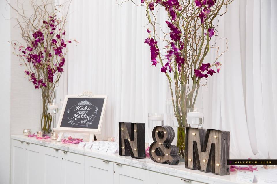 Pre-function placecard setting