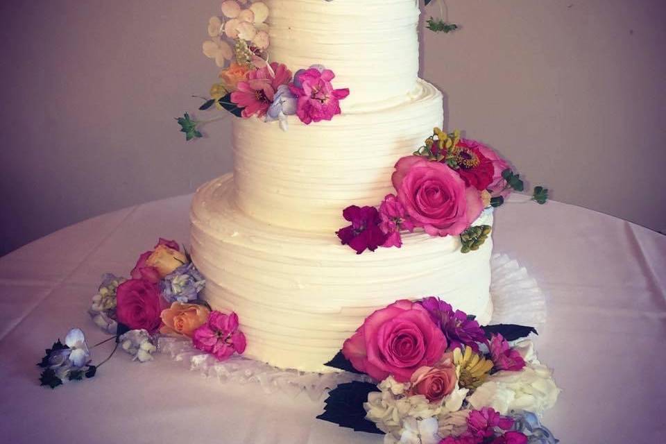 3-Tiered Wedding Cake