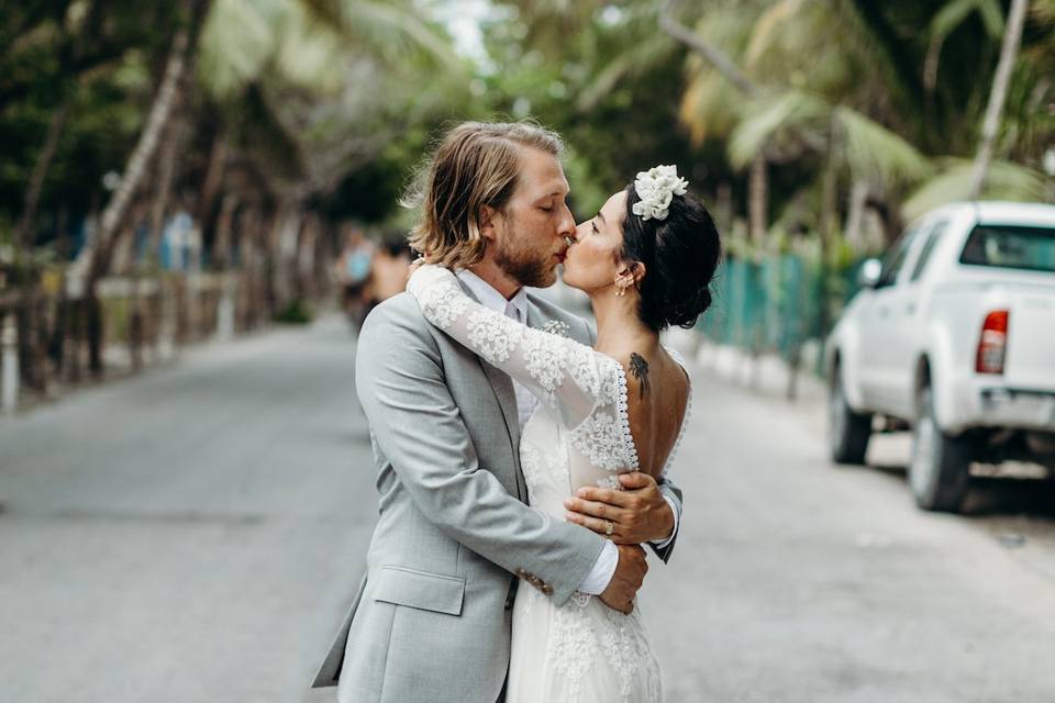 Lisa Wedding Dress in Tulum