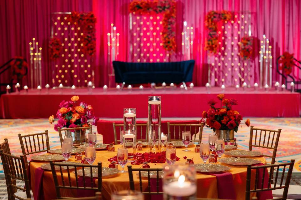 Sangeet Stage Set