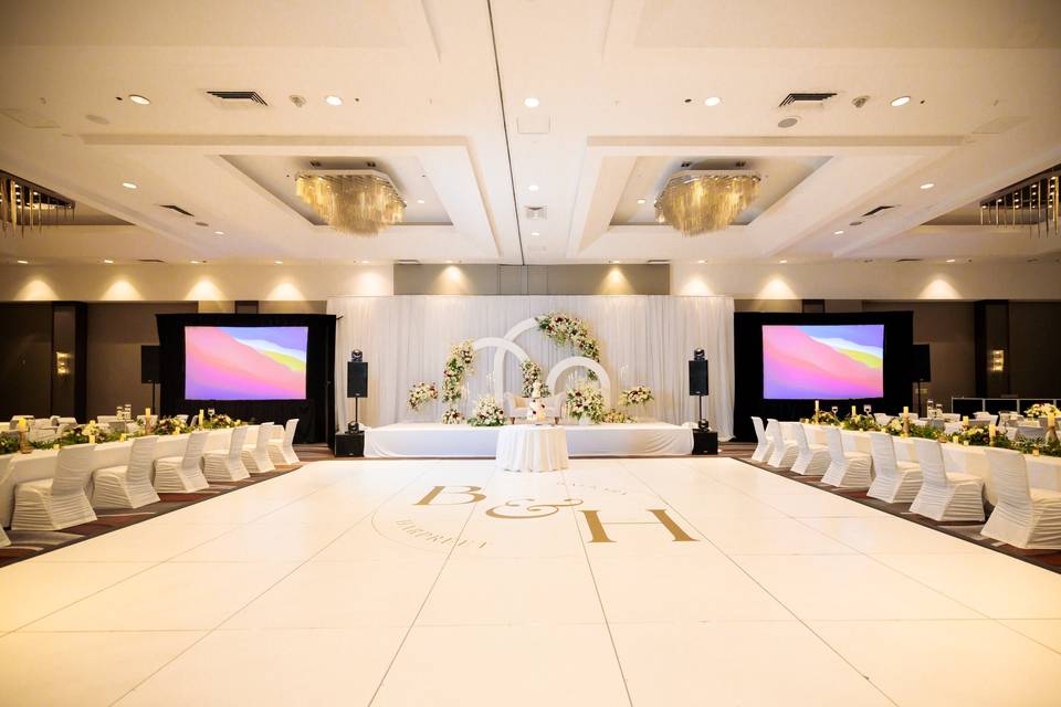 Dance Floor in Ballroom