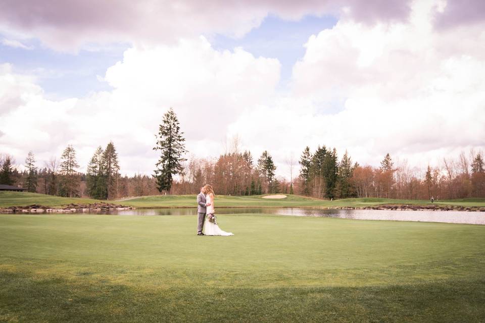 Wedding Party Putting Green