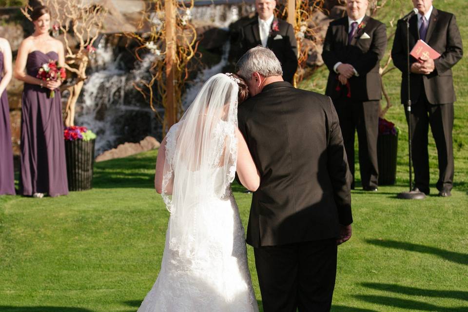 Bride in Tunnel