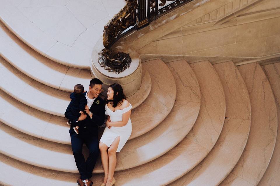 SF City Hall Grand Stairwell