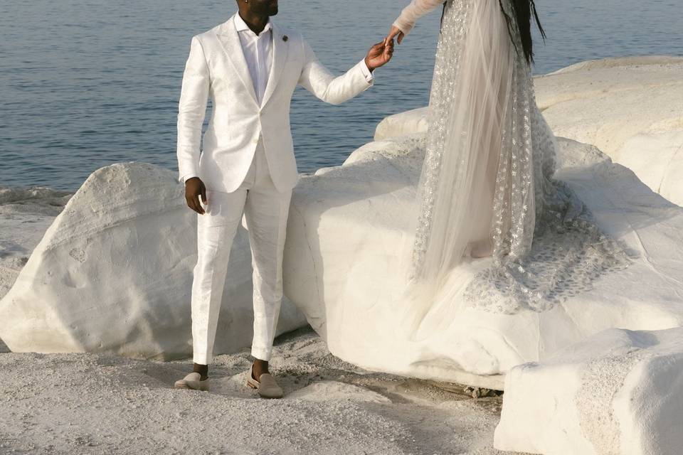 Elopement in Milos, Greece