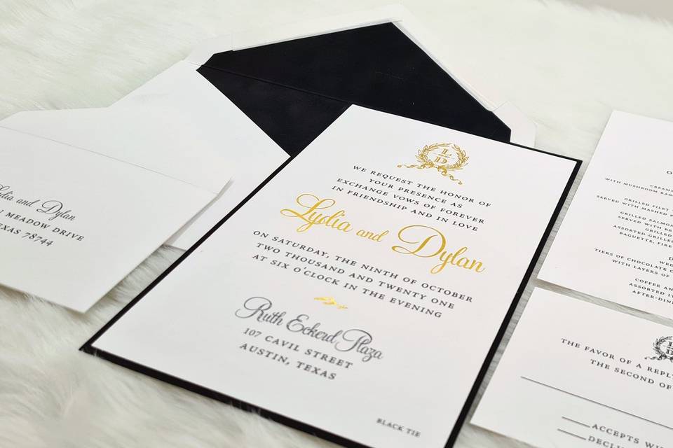 Elegant invitation design