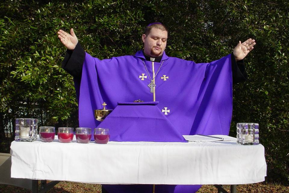 Outdoor mass in Warrenville SC