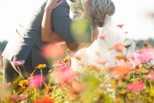 Couple dancing in the fields