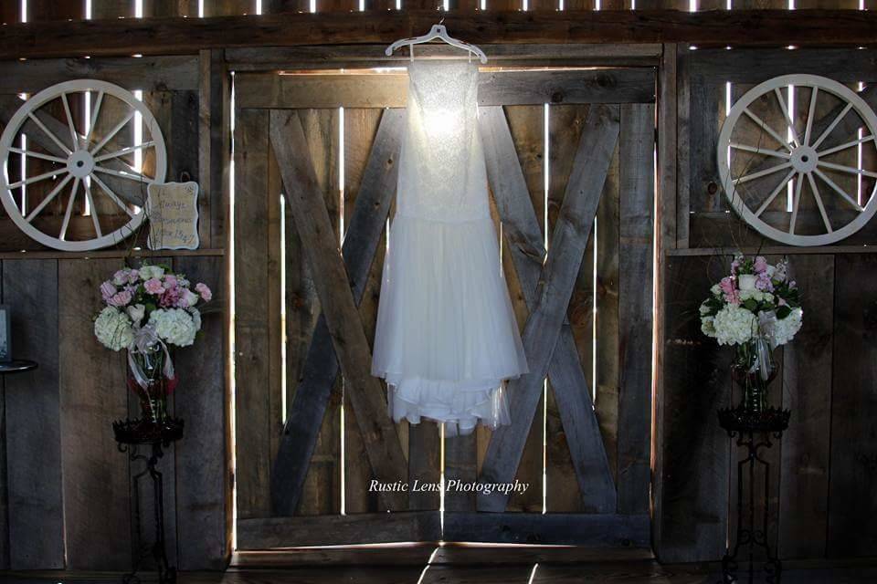 Bride's gown