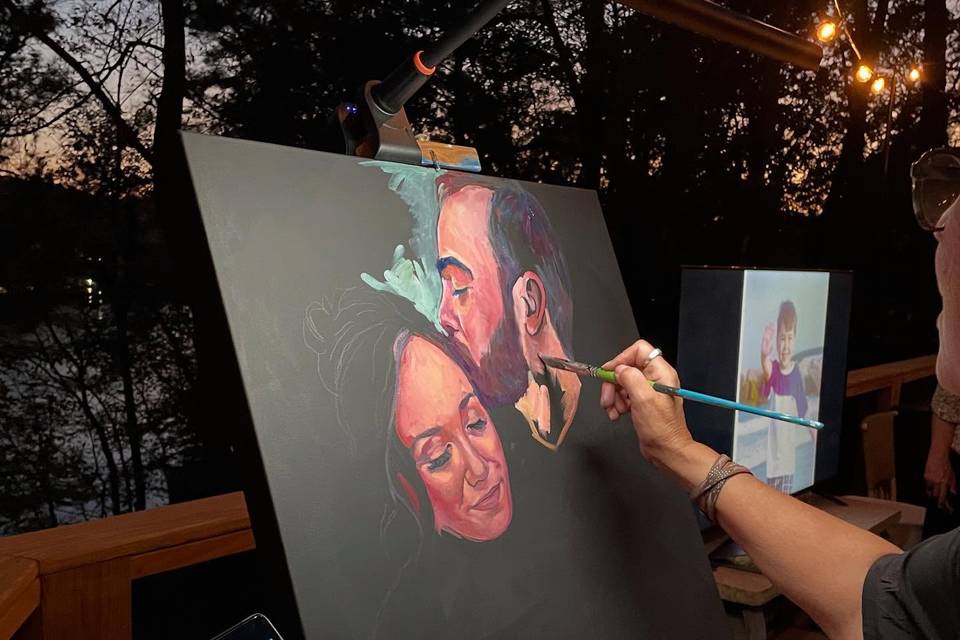 Wedding Paintings Live