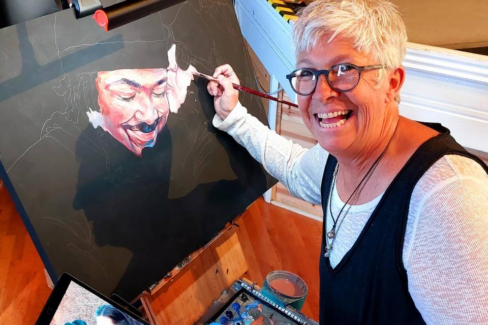 Wedding Paintings Live