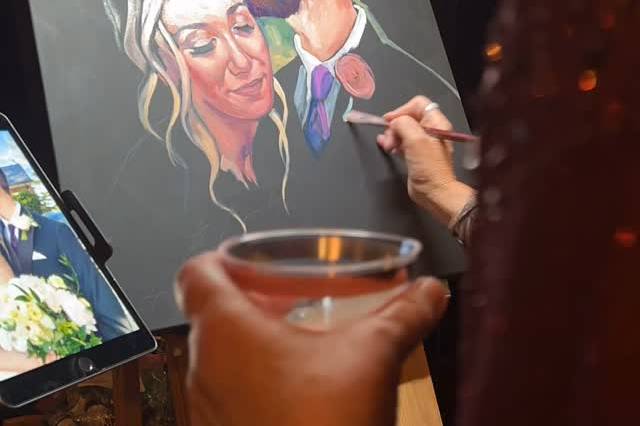 Wedding Paintings Live