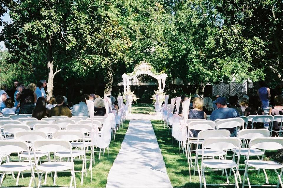 Ceremony in the garden