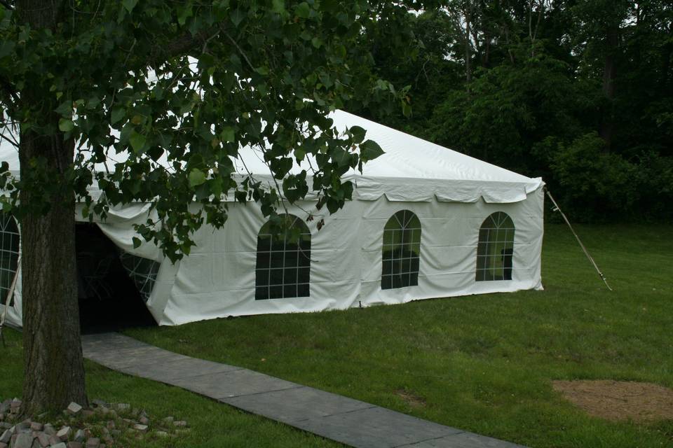 White Frame Tent