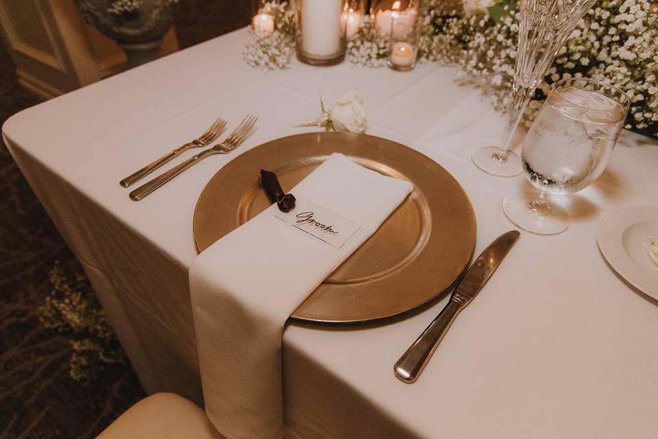 Table Set-up