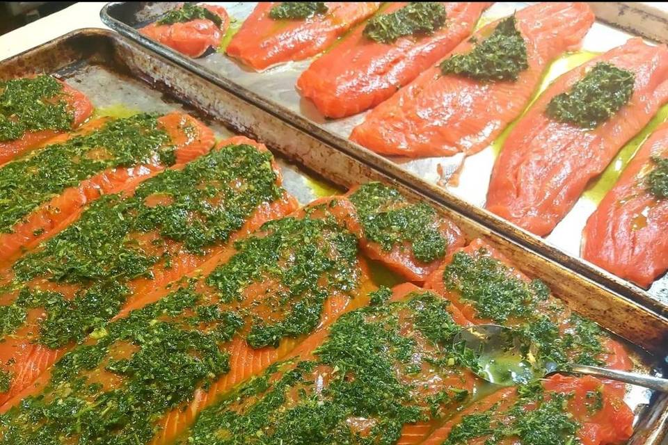 Salmon & Herb Gremolata