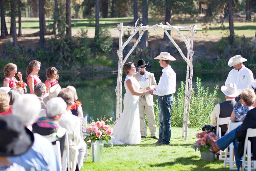 Cowboy Wedding in Oregon.