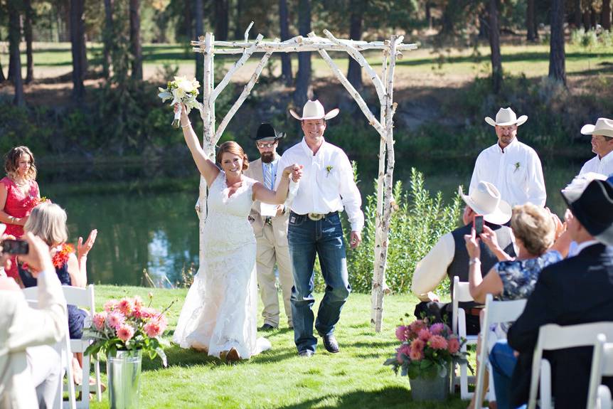 Cowboy Wedding in Oregon.