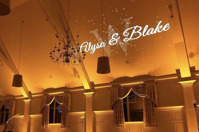 Up lighting, name monogram