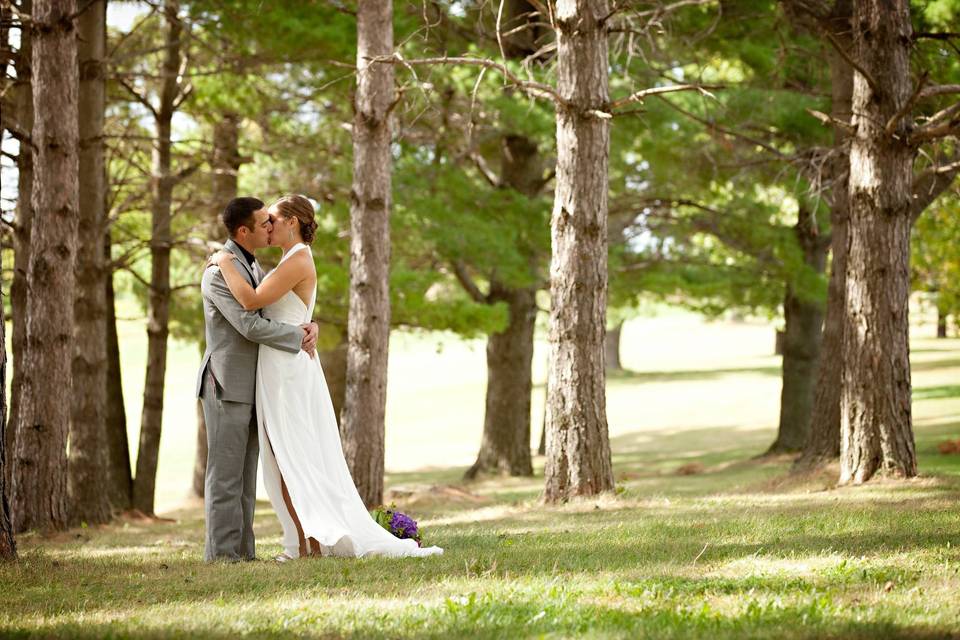 Couple kissing