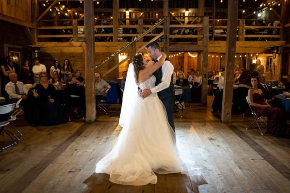 Bride & Grooms first dance