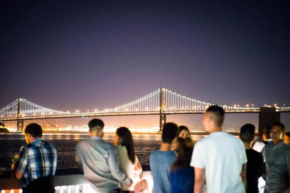 Bay Bridge views, Terrace