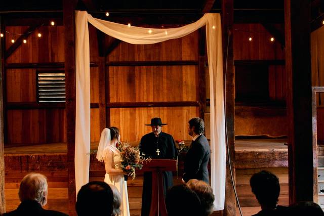 South-facing wedding cermeony.