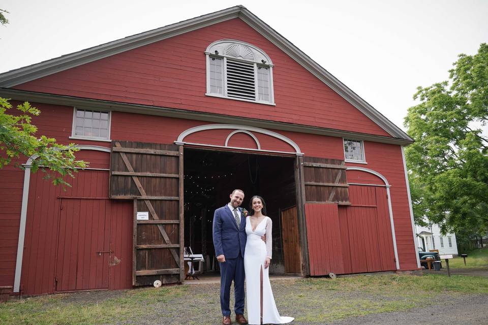 Barn front yard.