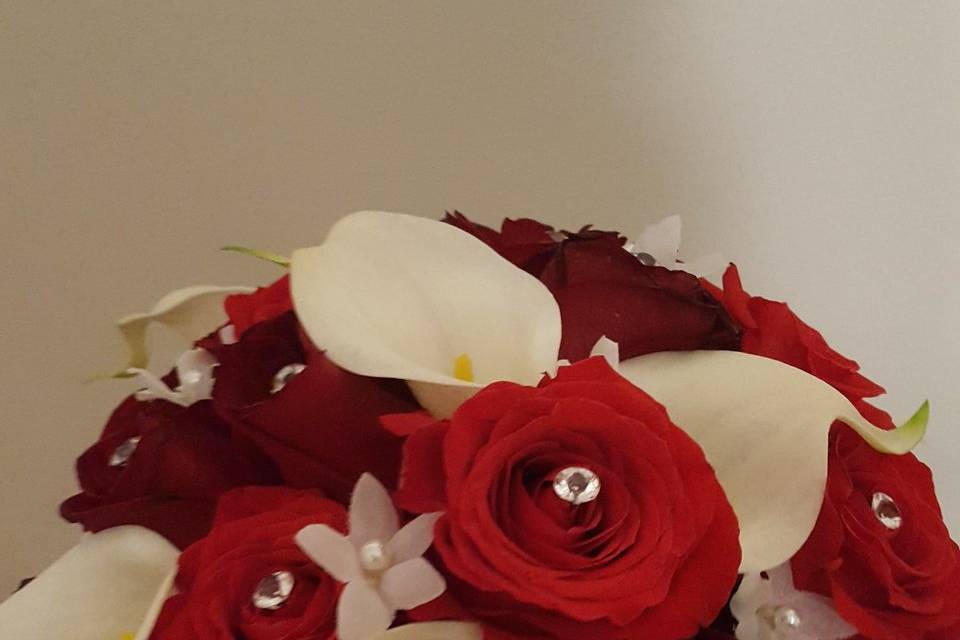 Red Rose & Calla Lily 1