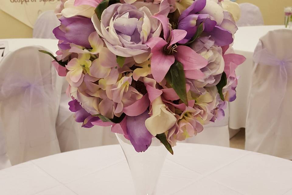 Lavender Center Piece