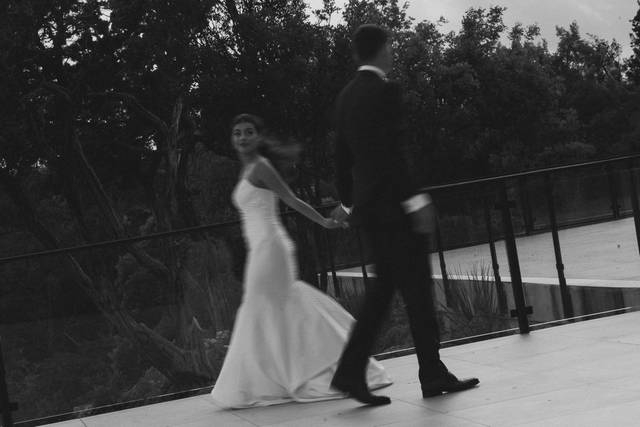 Walking past