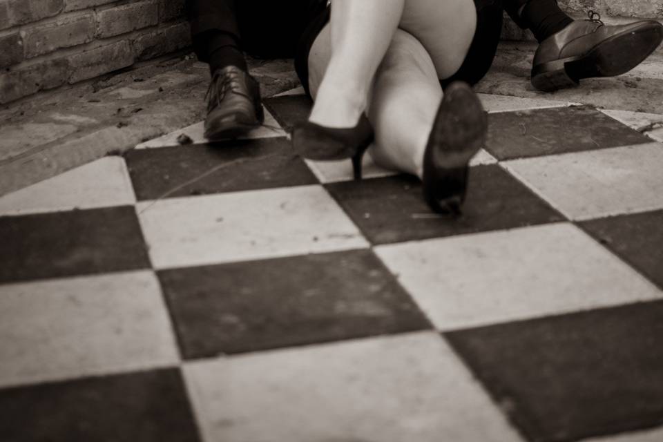Sitting on the corner