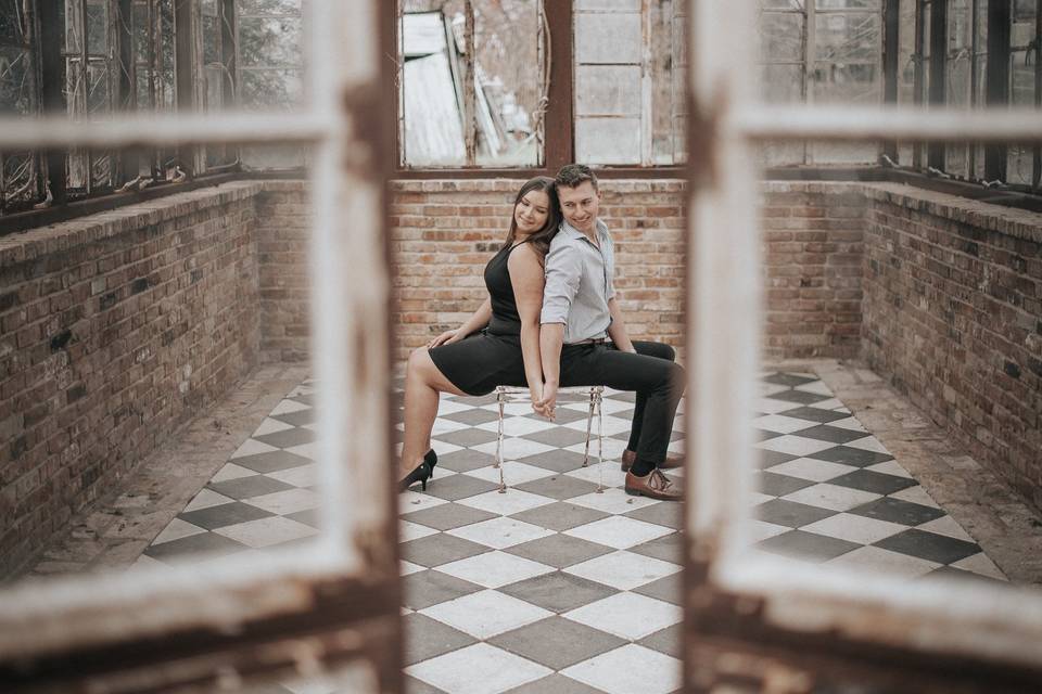 Sitting on 1 chair