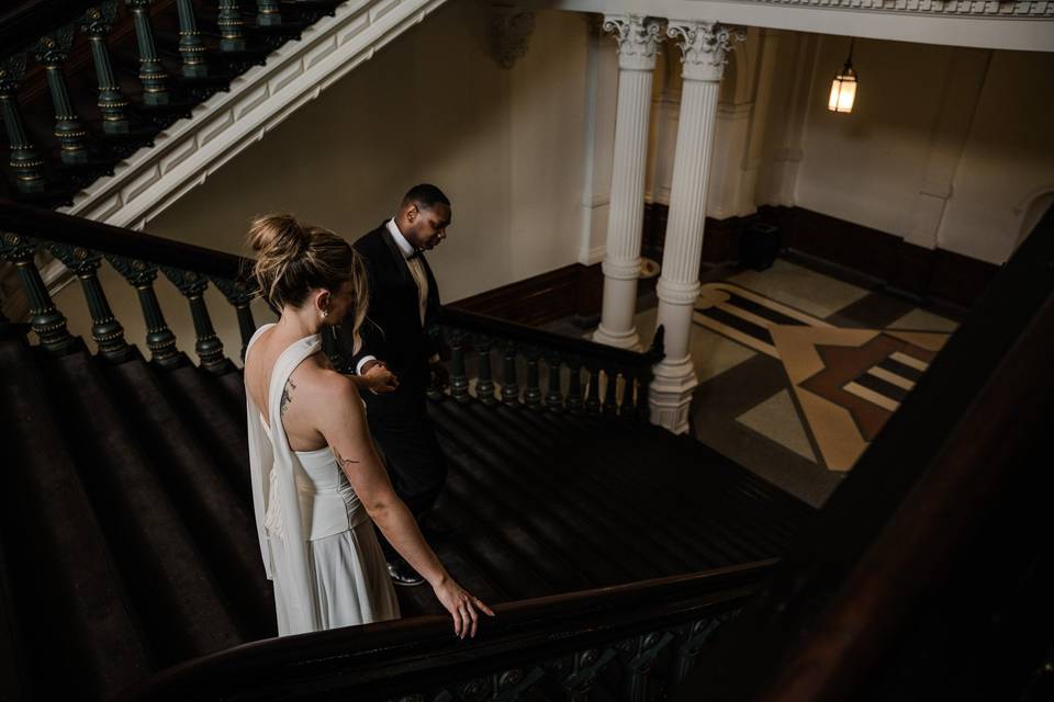 Walking on stairs 2