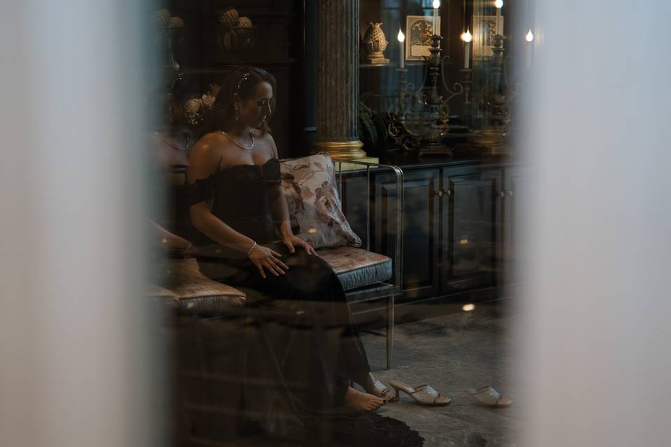 Through the window