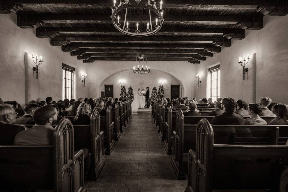 Walking down the isle